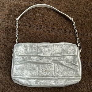 SILVER COLE HAAN MINI BAG